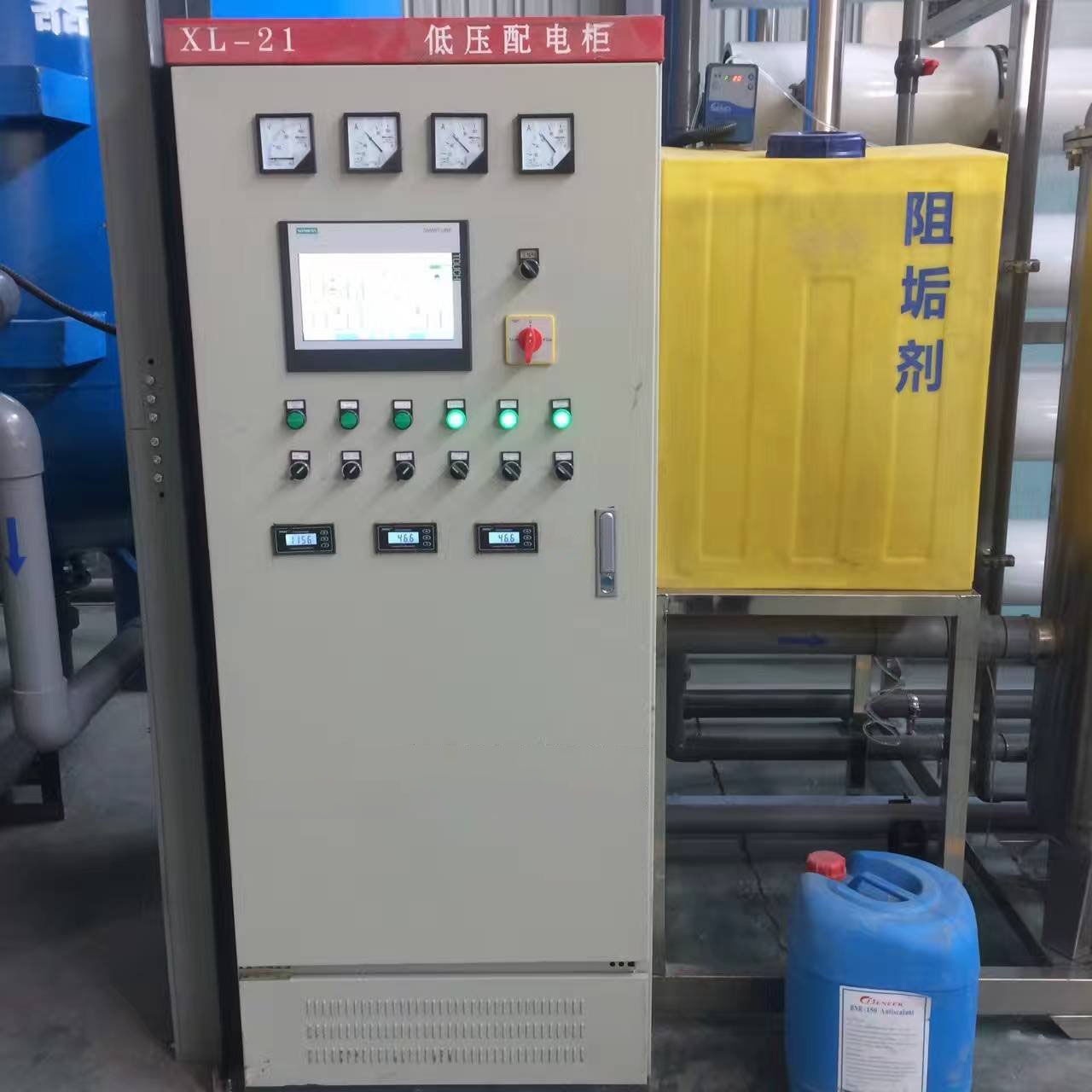 宁夏大武口15T双级反渗透+EDI机组纯水项目9